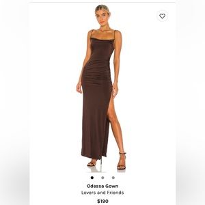 revolve odessa gown